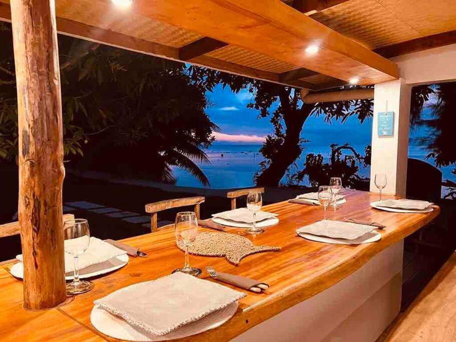 Bungalow Tiarii, Avec Acces Direct A Une Plage Privee Tevaitoa Exterior foto